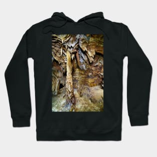 Closeup of stalactites and stalagmites Hoodie